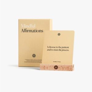 Mindful Affirmations Display Cards and Stand